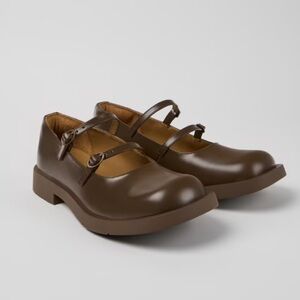 Camper Men’s MIL 1978 Brown Leather Shoe Chunky Mary Jane Formal Shoes Camperlab